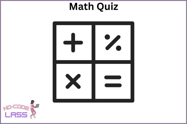 math quiz app inventor