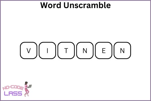 word unscramble jumble app inventor